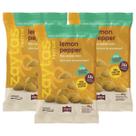 3x Snack Assado Lemon Pepper Zaytas Protein Pacote 35g -