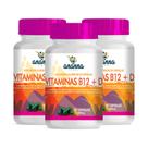 3x Suplemento Vitaminas B12 e Vitamina D 60 Caps 500mg