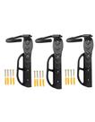 3x Suporte parede bicicleta vertical Absolute gancho fixo Cor:PretoTamanho:ÚnicoGênero:Unissex