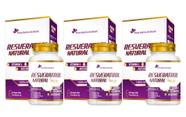 3x Trans Resveratrol Natural + Vitamina E + Semente de Uva 30 Cápsulas 450mg Vegano
