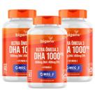 3x Ultra Ômega 3 Dha 1000 Epa 400mg Meg3 Bigens 60 Capsulas