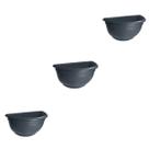 3X Vaso de Parede Mini (800ml) Preto NUTRIPLAN 3X Vaso de Parede Mini (800ml) Preto NUTRIPLAN
