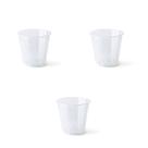3X Vaso Pote para Orquídea (0,750L) Transparente NUTRIPLAN