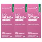 3x Vitamina B12 Drops Metilcobalamina Biodisponível Puravida