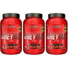 3x Whey 100% Pure Pote 900g Chocolate - Integralmedica