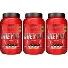 3x Whey 100% Pure Pote 900g Cookies and Cream Integralmedica