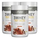 3x Whey 3W Top Taste Body Action Chocolate 900g -