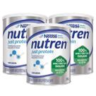 3x Whey Nutren Just Protein Isolado Nestle Sem Sabor 280g -