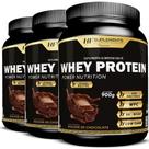 3x WHEY PROTEIN POWER NUTRITION MOUSSE DE CHOCOLATE 900G