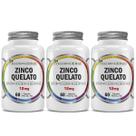 3x Zinco Quelato 12mg 60 Capsulas - Flora Nativa do Brasil