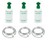 3x3 kit Copo Umidificador de cilindro de o2 Cânula Silicone Para Tubo De Oxigênio anvisa