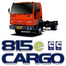 4 Adesivos Caminhão Ford Cargo 815e Resinado Grande Azul