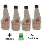 4 Água de Cheiro Lírios do Campo Facilitador Passar Roupa Tecido 500ml Refil Senalândia - Envio Já