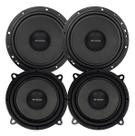 4 Alto Falante 5 E 6 Polegadas Midbass 70w Cada 4 Ohm 88db