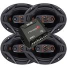 4 Alto Falante Jbl 6x9 Polegadas 480w Rms Quadriaxial + Modulo Stetsom Ir400.4