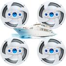 4 Alto Falante Marinizados Barco Lancha 200w Marítimo