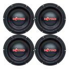 4 alto falantes spyder subwoofer 12 pol nitro 700w rms 4 ohms g5 preto