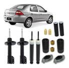 4 Amortecedor 4 Kit Suspensão Prisma 2009 2010 2011 2012