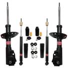4 Amortecedor Kayaba Honda City + Kit Traseiro E Dianteiro