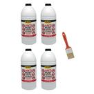 4 Anti Rust 900ml Allchem + Trincha Pincel 2 Polegadas 4 Anti Rust 900ml Allchem + Trincha Pincel 2 Polegadas