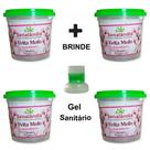 4 Antimofo Ambiente Desumidificador Secar Perfumado Guarda Roupa Evita Mofo Neutro 130g + Envio Já