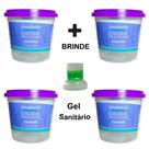 4 Antimofo Ambiente Secar Desumidificador Perfumado Armário Roupa Evita Mofo Lavanda 130g - Envio Já