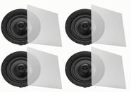 4 Arandelas Bravox S3 Bsa Som Ambiente Teto Gesso 240W 6 Pol