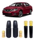 4 Batente Coifa Dianteiro Traseiro Sentra 2014 2015 2016 17