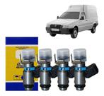 4 Bico Injetores Fiorino 1.5 Álcool 1995 até 2005 Original