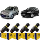4 Bicos Injetor Palio Uno 1.0 8V 2012 a 2014 IPE016 Marelli