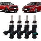 4 bicos injetores asx versa march kicks 1.6 2.0 0280158276