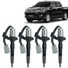 4 bicos injetores chicote hilux swa 3.0 13 a 16 2367030270