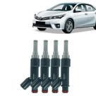 4 bicos injetores corolla 2.0 16v 2006 a 2014 2325037030