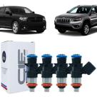 4 bicos injetores durango caravan cherokee 3.6 0280158233