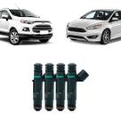 4 bicos injetores ecosport focus fusion 2.0 16v 0280158162