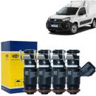 4 bicos injetores fiorino 1.3 8v 2007 a 2013 ipe041