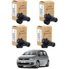 4 Bicos Injetores Fox 1.6 2008 a 2009 Original 0280156403