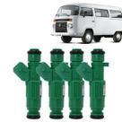 4 bicos injetores kombi flex 1.4 8v ano 2009 2014 0280157109