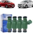4 bicos injetores prisma onix 1.4 flex 2013 a 2019 24578820