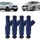 4 bicos injetores tiggo arrizo 5x turbo 1.5 2019 0280157176