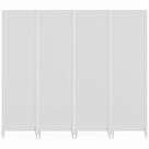 4 Biombo Pintado Reto Com Pés Folha Painel Mdf Divisor Divisória Separador De Ambiente Branco Ou Preto Vários Modelos