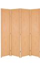 4 Biombo Slim Sanfonado Com Dobradiças Folha Painel Mdf Cru Divisor Divisória Separador De Ambiente Vários Modelos