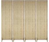 4 Biombo Trançado Reto Com Pés Folha Painel Mdf Cru Divisor Divisória Separador De Ambiente 4 Biombo Trançado Reto Com Pés Folha Painel Mdf Cru Divisor Divisória Separador De Ambiente