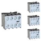 4 Blocos Contato Auxiliar WEG BFC0-40 4NA Frontal 690v 60Hz