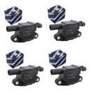 4 Bobina De Ignição Onix Prisma 1.0 1.4 Spe/4 Original Bosch 098622A210