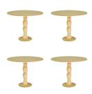 4 boleiras G Decorativas torneadas para Festas Decorativas