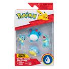4 Bonecos Horsea, Totodile, Marill, Spheal - Pokémon