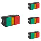 4 Botão Pulsador Duplo Luminoso Steck SLPDL Max Botton