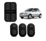4 Botao Vidro Eletrico Celta Prisma 2007 2008 2009 2010 4 pt