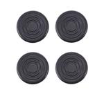 4 Botões Protetor Night Glow Footswitch Pedal Topper preto